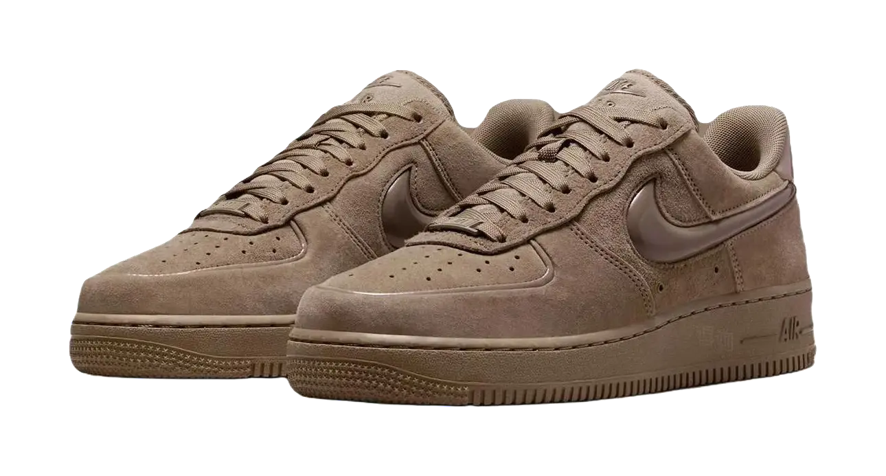 Nike Air Force 1 Low top Skateboard Shoes Womens Brown  vjsneaker.com