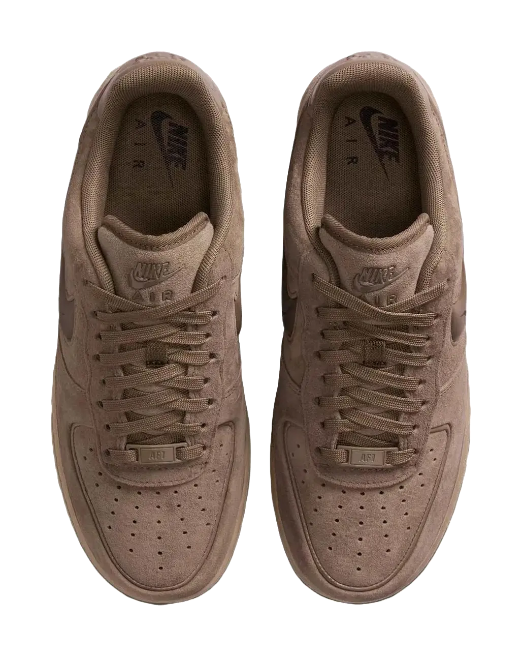 Nike Air Force 1 Low top Skateboard Shoes Womens Brown  vjsneaker.com