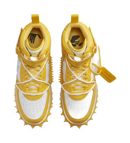 Nike Air Force 1 Mid Sp Off White Varsity Maize  vjsneaker.com