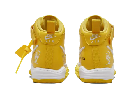 Nike Air Force 1 Mid Sp Off White Varsity Maize  vjsneaker.com