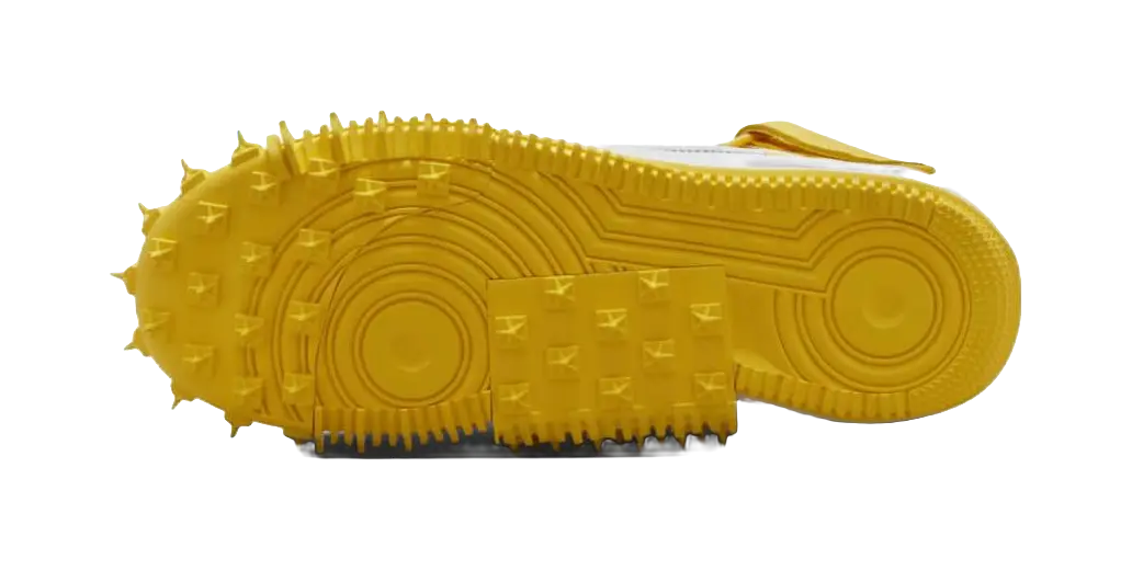 Nike Air Force 1 Mid Sp Off White Varsity Maize  vjsneaker.com