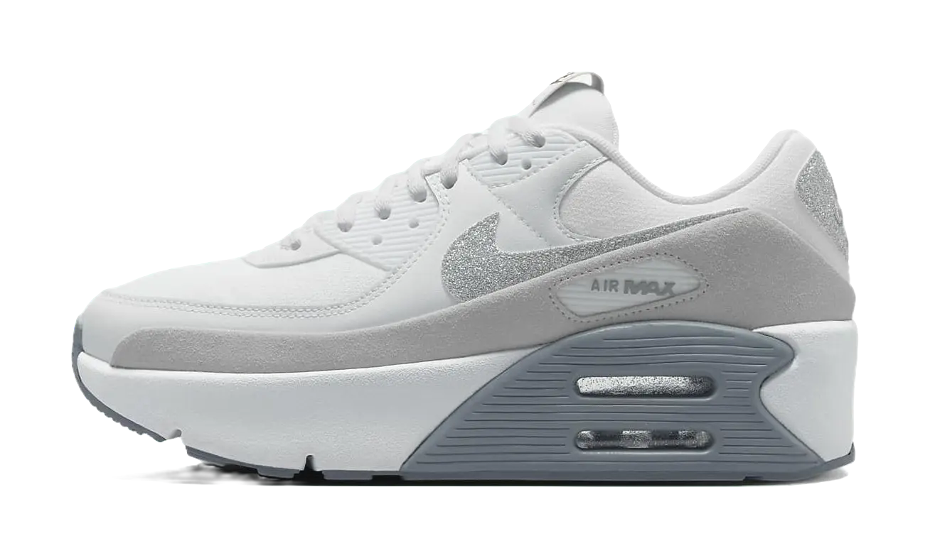 Nike Air Max 90 LV8 White Photon Dust Multi Color Womens  vjsneaker.com