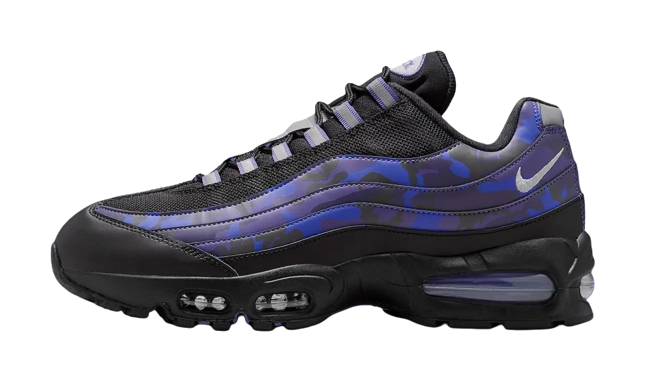 Nike Air Max 95 Casual Running Shoes Unisex Black  vjsneaker.com