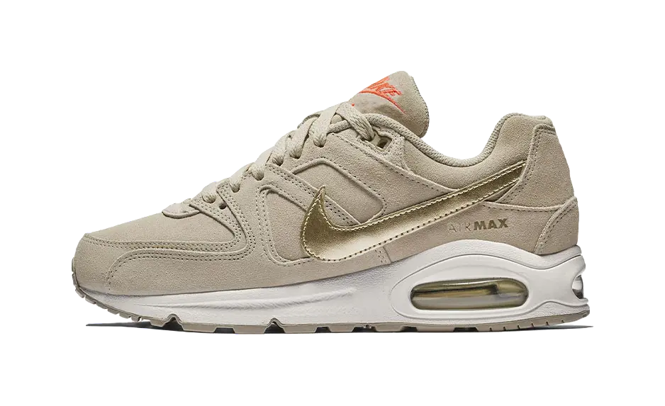 Nike Air Max Command PRM String Metallic Gold  vjsneaker.com