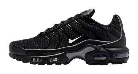 Nike Air Max Plus Support Running Shoes Unisex Black White  vjsneaker.com