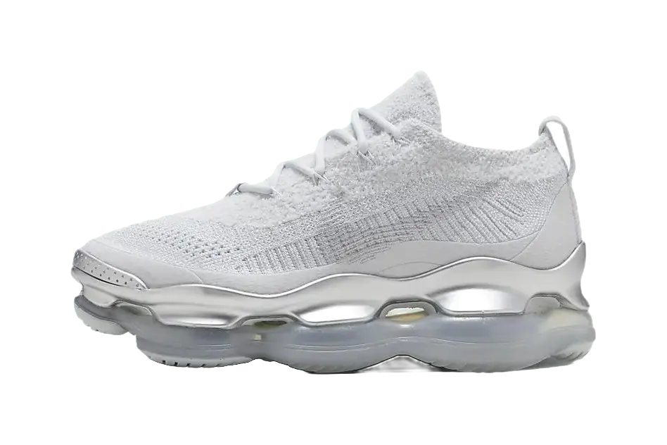 Nike Air Max Scorpion Abrasion Resistant Mid top Air Cushion Casual Running Shoes Womens White  vjsneaker.com