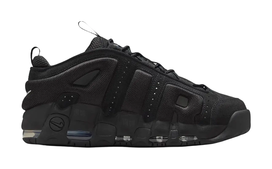 Nike Air More Uptempo Low top Vintage Basketball Shoes Unisex Black  vjsneaker.com