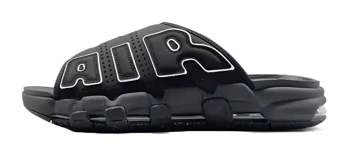 Nike Air More Uptempo Slide OG Black White  vjsneaker.com