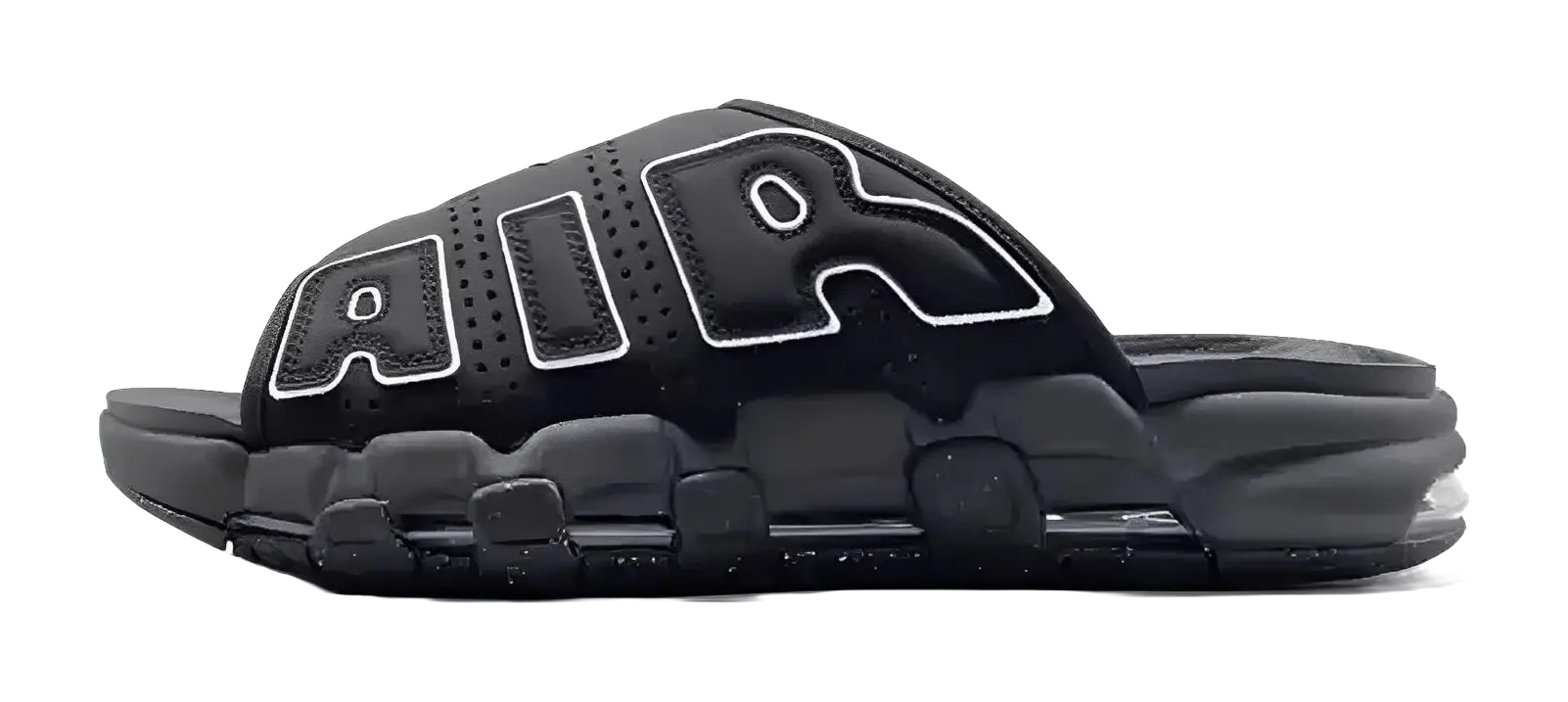 Nike Air More Uptempo Slide OG Black White  vjsneaker.com