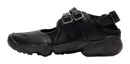 Nike Air Rift Triple Black Buckle Strap Womens  vjsneaker.com