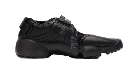 Nike Air Rift Triple Black Buckle Strap Womens  vjsneaker.com