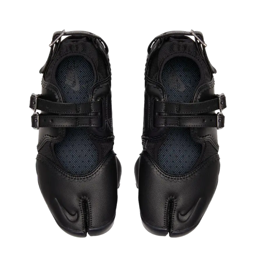 Nike Air Rift Triple Black Buckle Strap Womens  vjsneaker.com