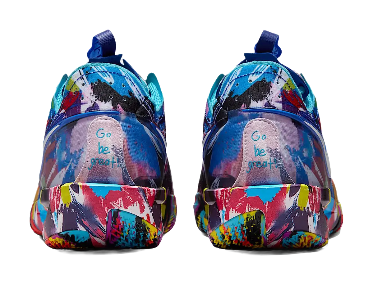 Nike Air Zoom G.T. Cut 3 EP "Jewell Loyd" Paint - Basketball Shoes Unisex Blue Red  vjsneaker.com