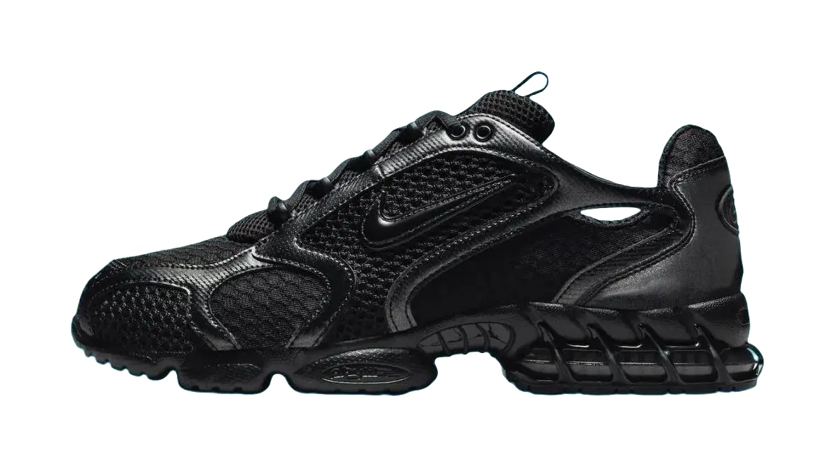 Nike Air Zoom Spiridon Cage 2 Triple Black  vjsneaker.com