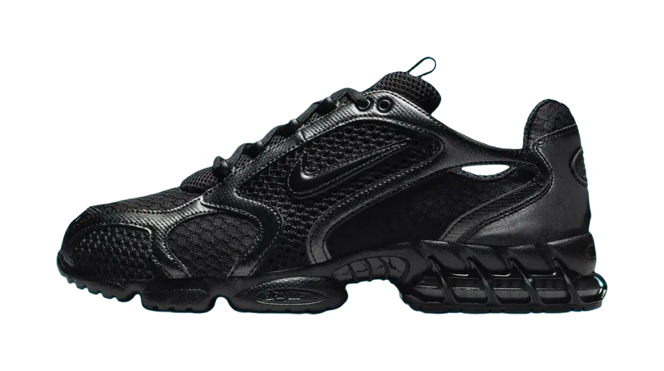 Nike Air Zoom Spiridon Cage 2 Triple Black  vjsneaker.com