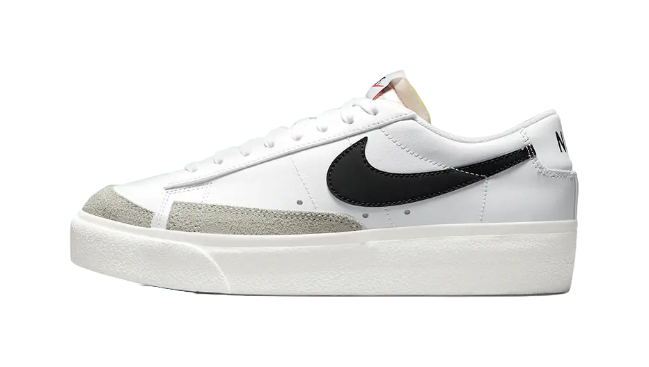 Nike Blazer Low Platform White Black Womens  vjsneaker.com