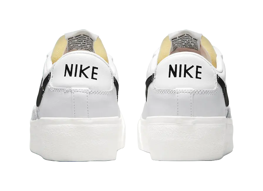 Nike Blazer Low Platform White Black Womens  vjsneaker.com