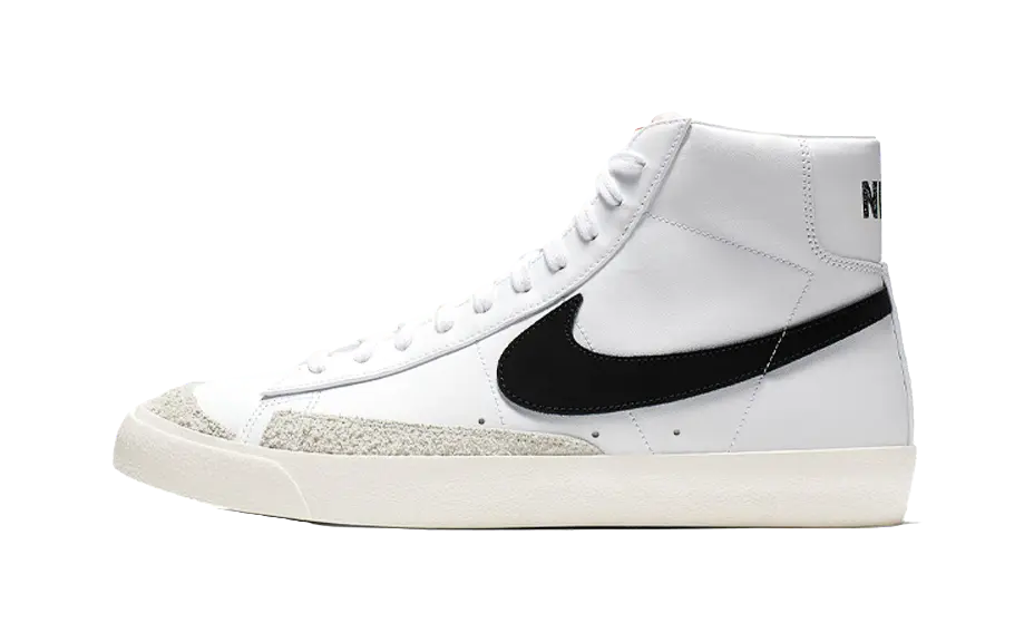 Nike Blazer Mid 77 Vintage White Black  vjsneaker.com