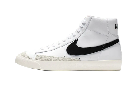 Nike Blazer Mid 77 Vintage White Black  vjsneaker.com