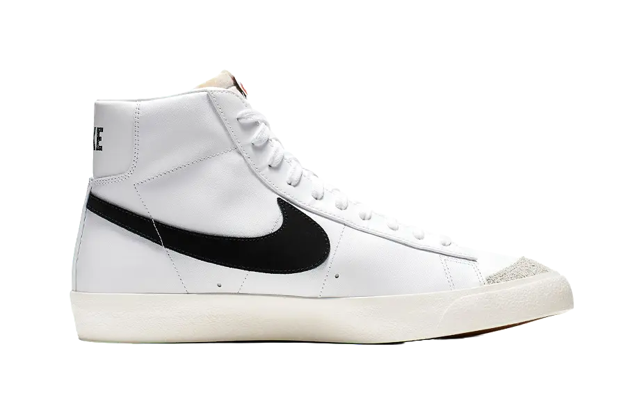 Nike Blazer Mid 77 Vintage White Black  vjsneaker.com