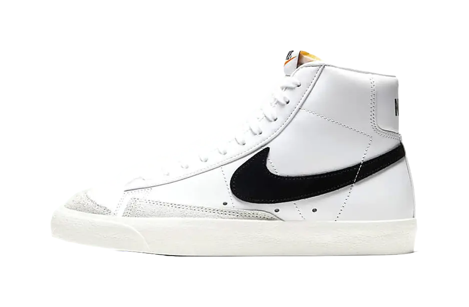Nike Blazer Mid 77 Vintage White Black Womens  vjsneaker.com