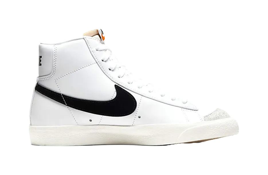 Nike Blazer Mid 77 Vintage White Black Womens  vjsneaker.com