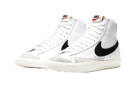 Nike Blazer Mid 77 Vintage White Black Womens  vjsneaker.com