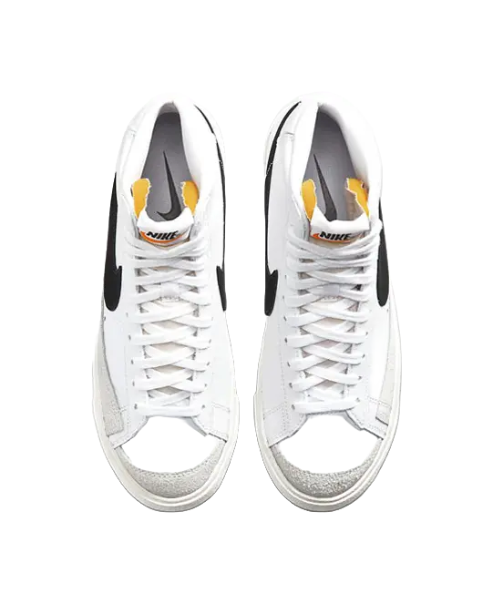 Nike Blazer Mid 77 Vintage White Black Womens  vjsneaker.com