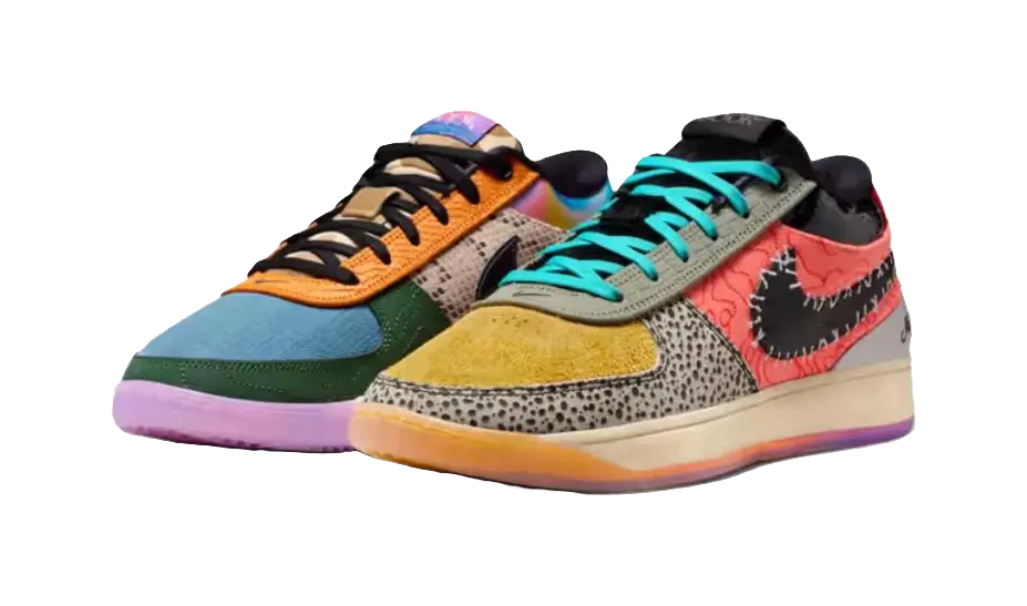 Nike Book 1 What The Classic - Basketball Shoes Mens Blue Yellow  vjsneaker.com