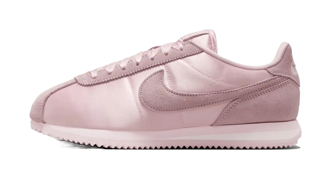 Nike Cortez Textile Satin Soft Pink Womens  vjsneaker.com