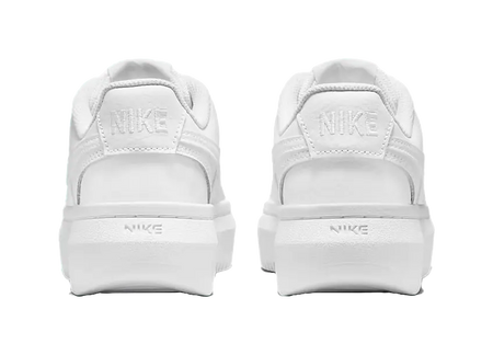 Nike Court Vision Alta Low Triple White Womens  vjsneaker.com