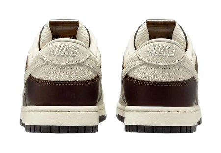 Nike Dunk Abrasion Resistant Low top Skateboard Shoes Mens Brown White  vjsneaker.com