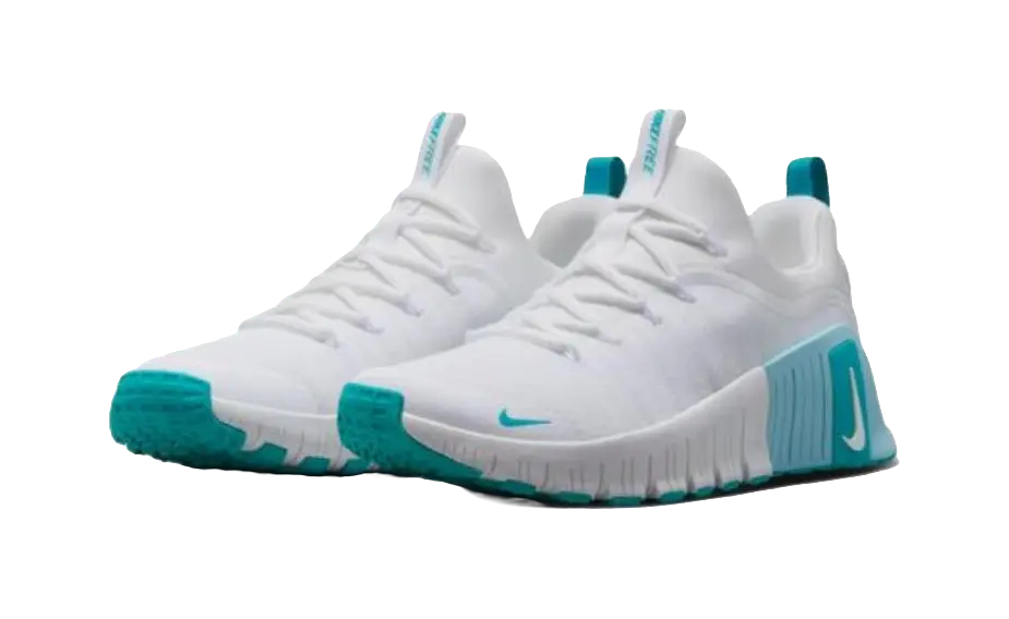 Nike Free Metcon 6 White Glacier Blue Dusty Cactus Womens  vjsneaker.com