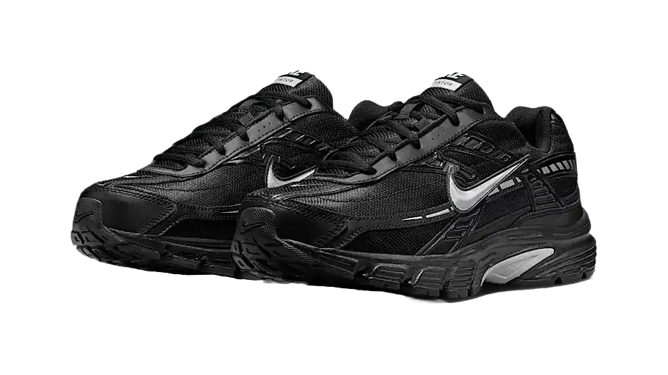 Nike Initiator Anti Slip Wear Resistant Low Top Casual City Commute Running Shoes Mens Black  vjsneaker.com