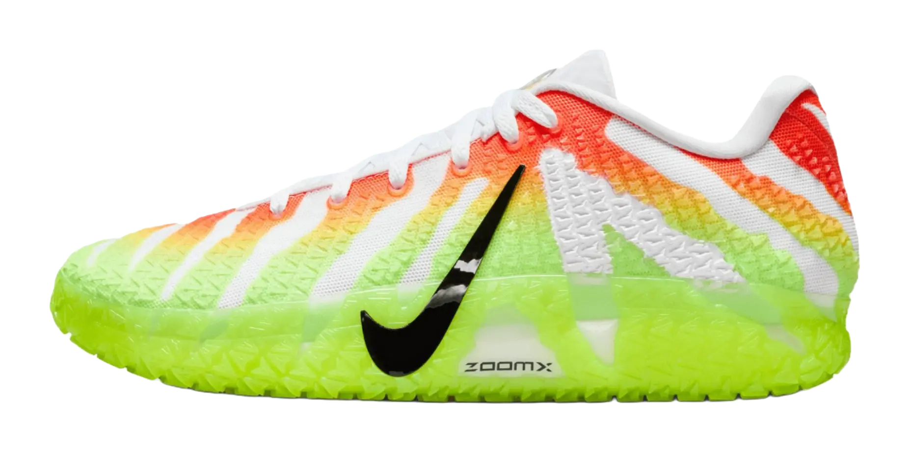 Nike Ja Morant 3 Basketball Shoes Mens White Yellow Orange  vjsneaker.com