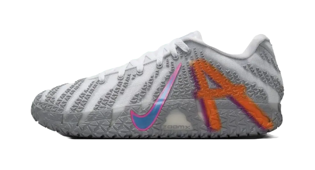 Nike Ja Morant 3 Basketball Shoes Unisex Gray White Asian Version  vjsneaker.com