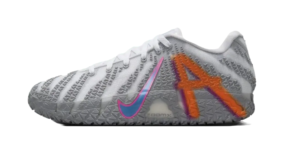 Nike Ja Morant 3 Basketball Shoes Unisex Gray White Asian Version  vjsneaker.com