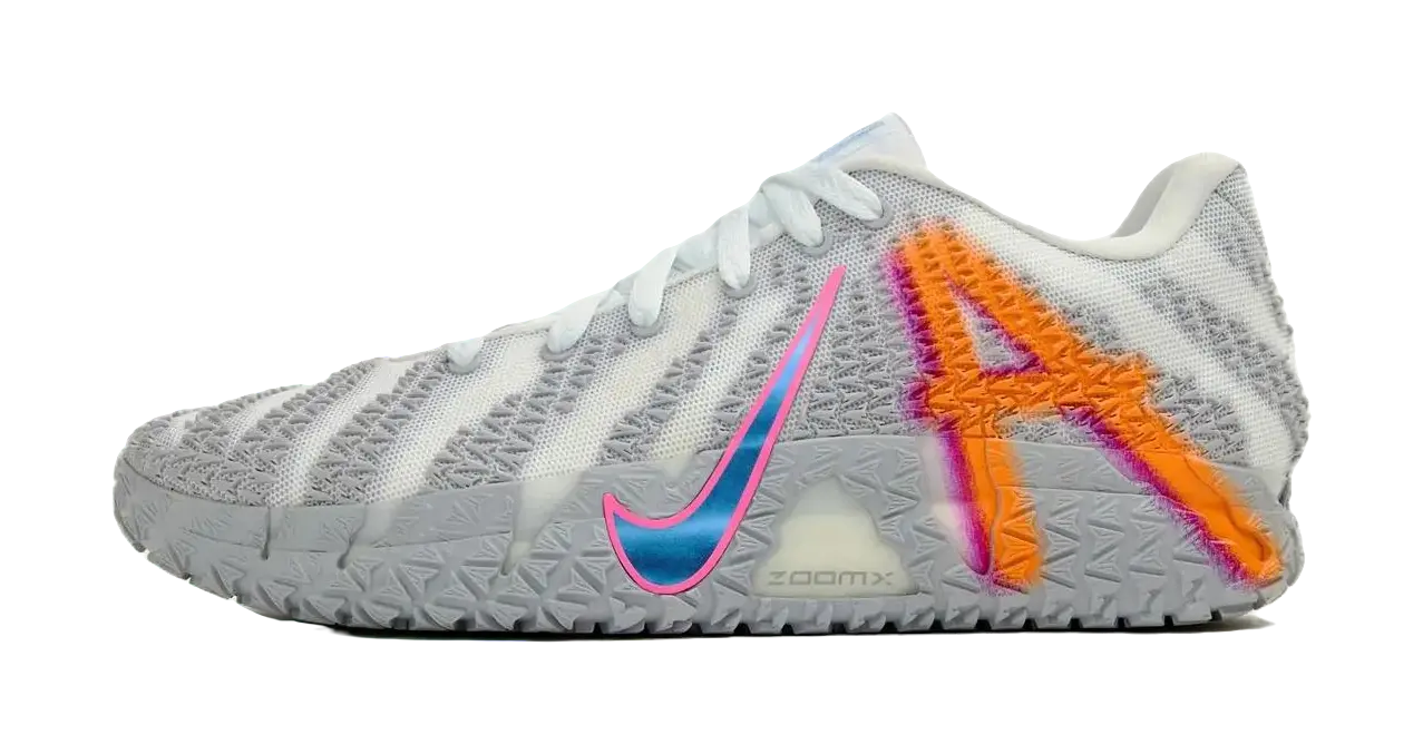 Nike Ja Morant 3 Basketball Shoes Unisex Gray White Asian Version  vjsneaker.com