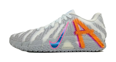 Nike Ja Morant 3 Basketball Shoes Unisex Gray White Asian Version  vjsneaker.com