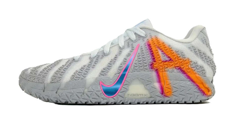 Nike Ja Morant 3 Basketball Shoes Unisex Gray White Asian Version  vjsneaker.com