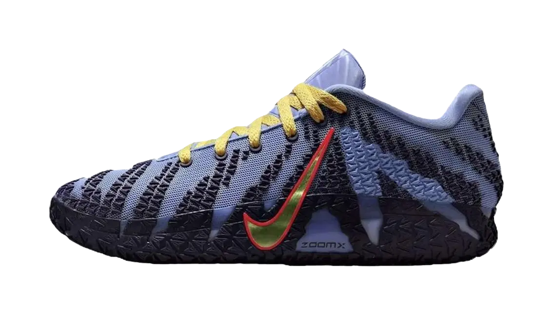 Nike Ja Morant 3 Breathable, Supportive, And Lightweight Basketball Shoes Mens Blue Yellow Asian Version  vjsneaker.com