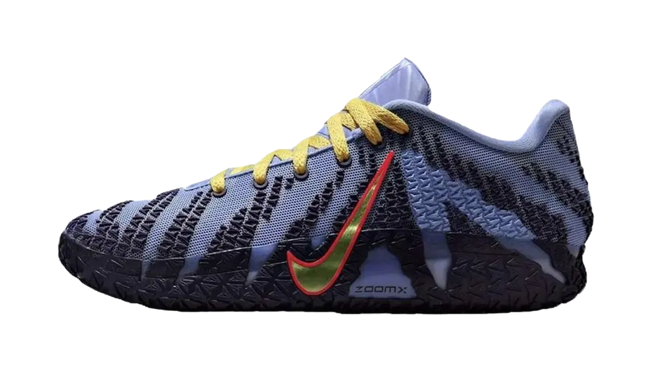 Nike Ja Morant 3 Breathable, Supportive, And Lightweight Basketball Shoes Mens Blue Yellow Asian Version  vjsneaker.com