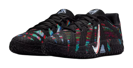 Nike Ja Morant 3 Low top Childrens Basketball Shoes Black White Red Unisex  vjsneaker.com