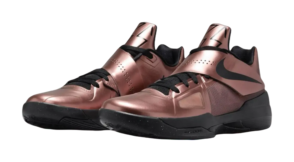 Nike KD4 Christmas 2024 - basketball shoes for men, bronze color  vjsneaker.com