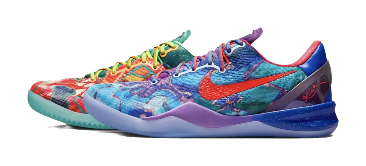 Nike Kobe 8 Protro "What The Kobe" - Basketball Shoes for Men and Women Orange Blue 2025 Edition  vjsneaker.com