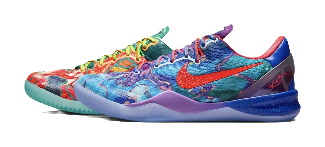 Nike Kobe 8 Protro "What The Kobe" - Basketball Shoes for Men and Women Orange Blue 2025 Edition  vjsneaker.com