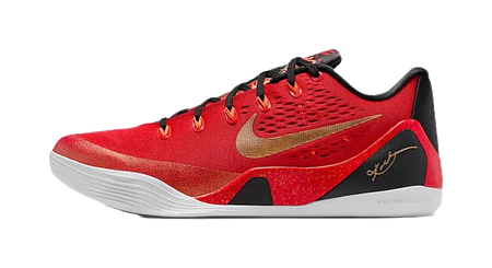 Nike Kobe 9 Low Protro EM "China" - Basketball Shoes Mens Red Black  vjsneaker.com