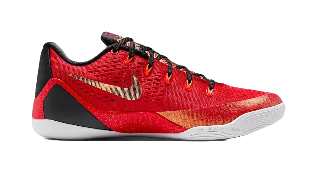 Nike Kobe 9 Low Protro EM "China" - Basketball Shoes Mens Red Black  vjsneaker.com