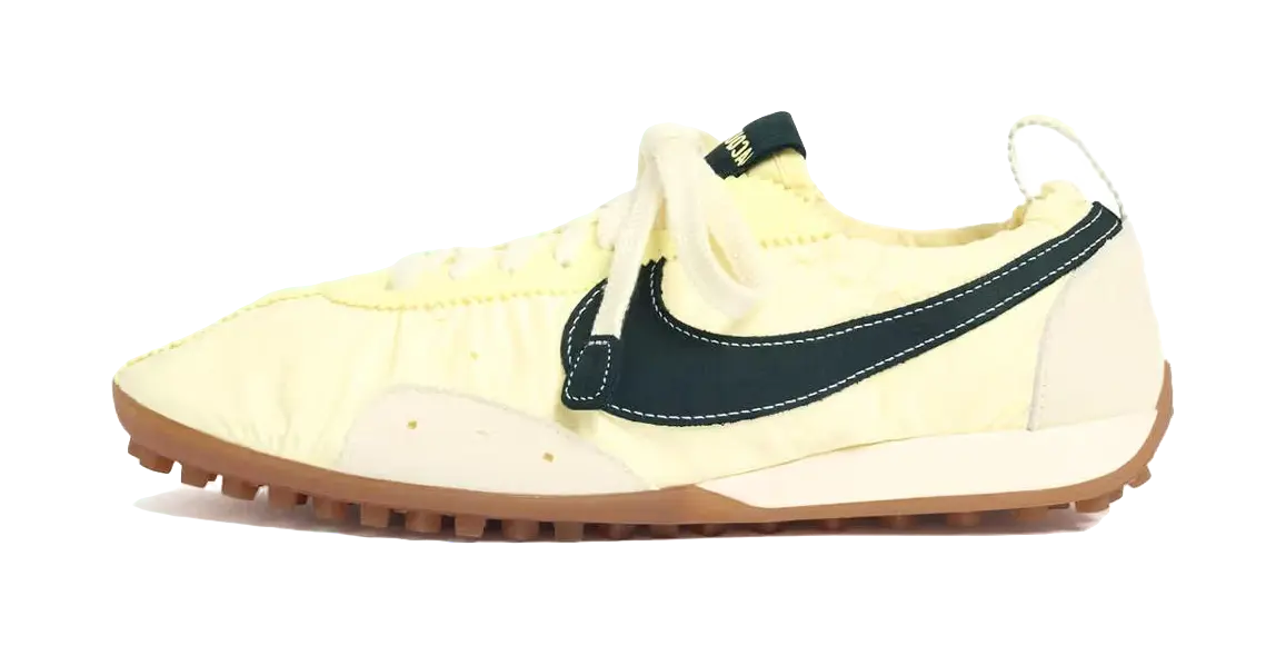 Nike Moon Shoe X Jacquemus Slip Resistant Abrasion Resistant Low top Casual Shoes Womens Ecru  vjsneaker.com