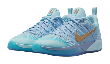 Nike Sabrina 3 Slip Resistant Abrasion Resistant Low top Childrens Basketball Shoes Blue White Teenagers  vjsneaker.com